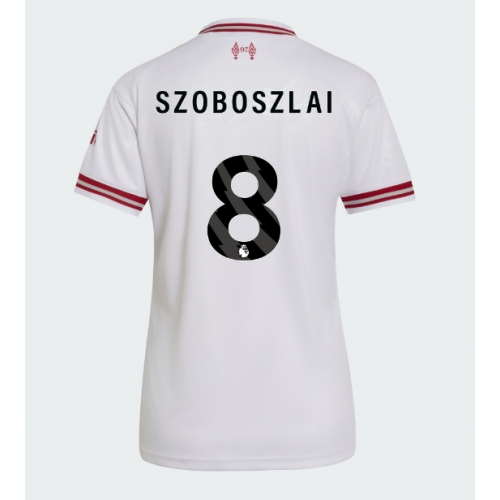 Billige Fotballdrakt Liverpool Dominik Szoboszlai #8 Replika Bortedrakt Dame 2026-27 Kortermet Billige Fotballdrakt Liverpool Dominik Szoboszlai #8 Replika Bortedrakt Dame 2026-27 Kortermet